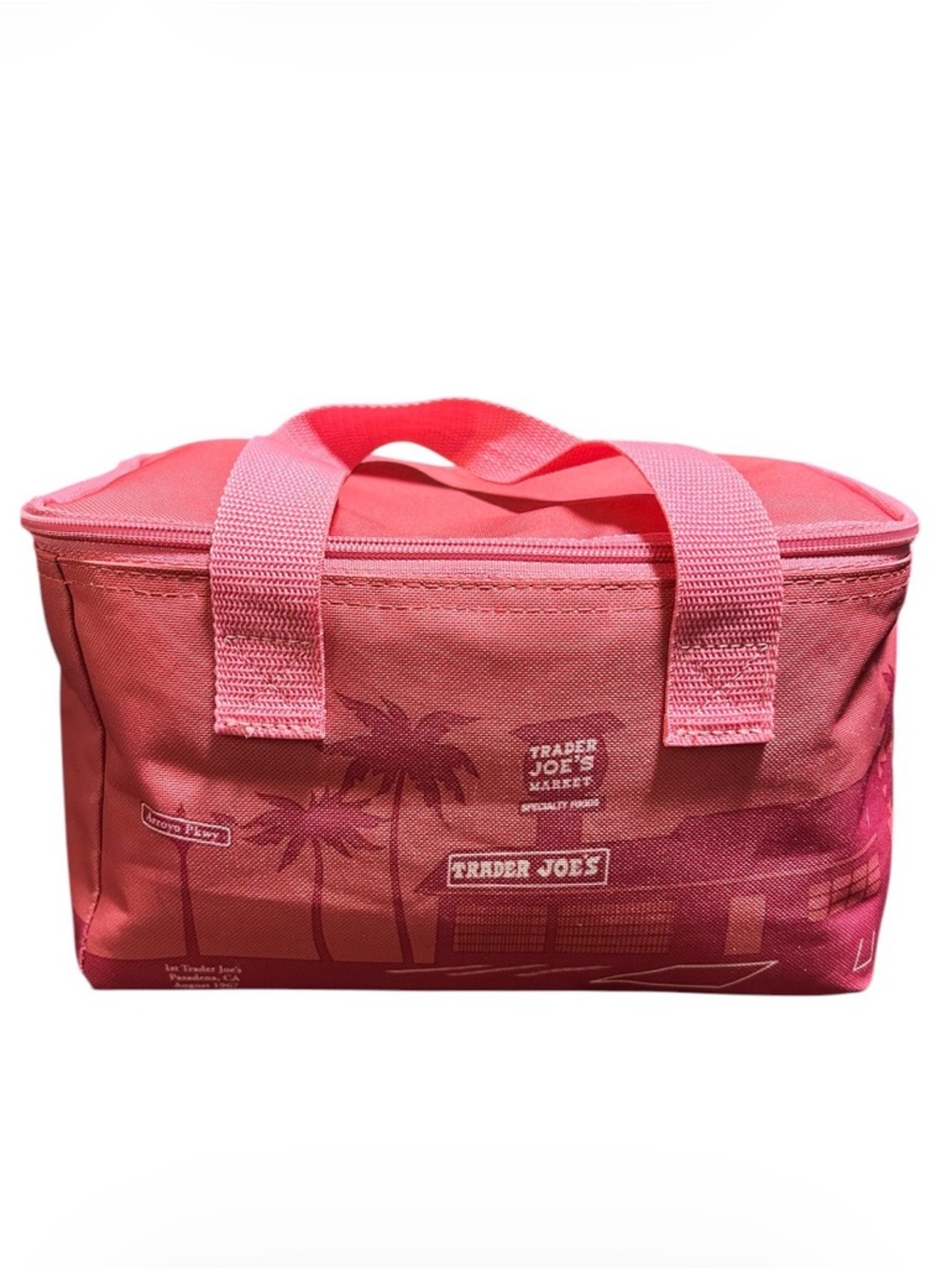 Limited Edition Pink Trader Joe’s Mini Insulated Tote Bag